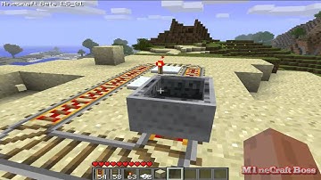 MINECRAFT beta 1.5:How to make powered rails and detectors