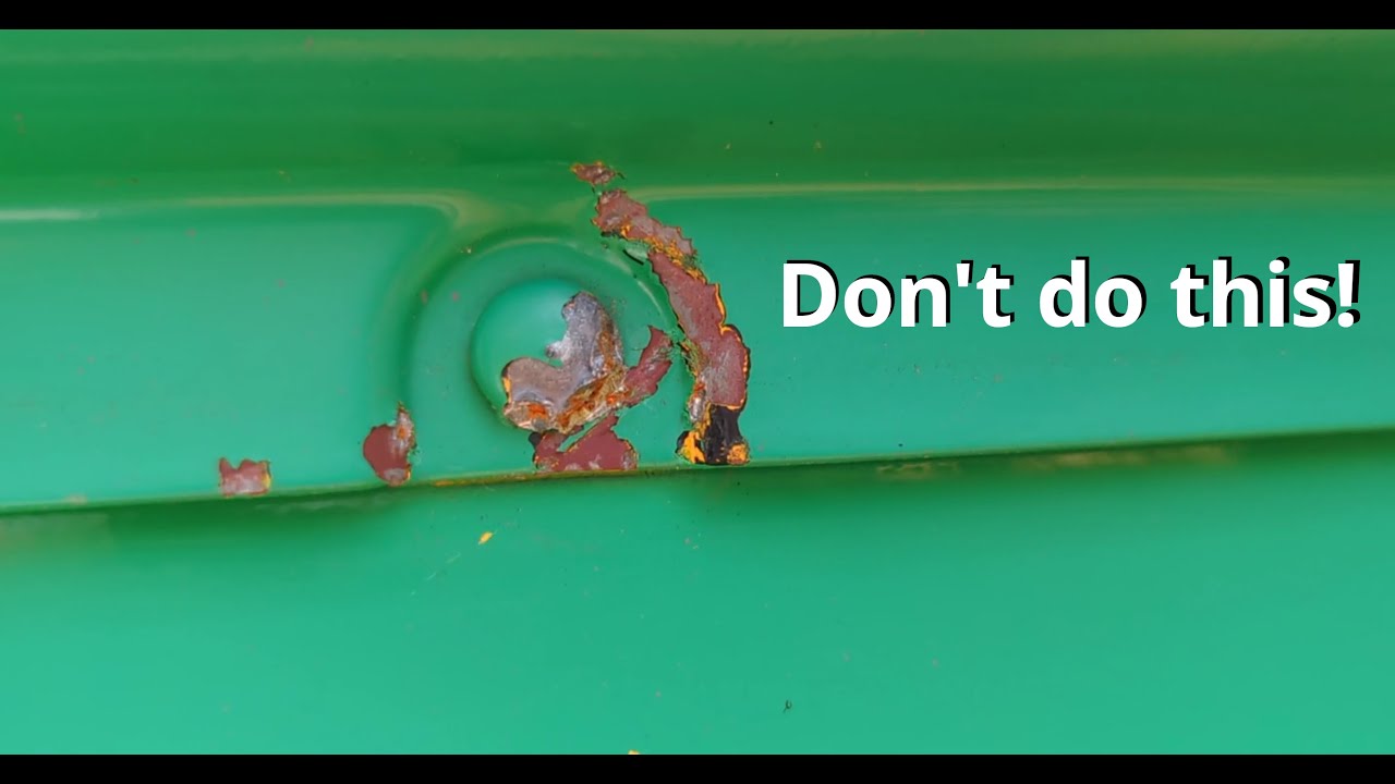 How to Remove Outside Screws and Older Steel Rivets - YouTube