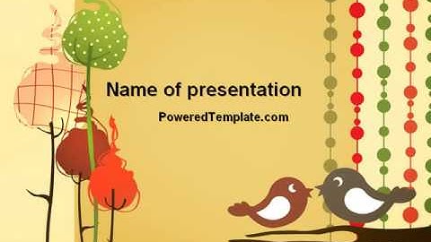 Home Decor PowerPoint Template by PoweredTemplate.com