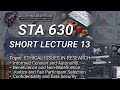 STA 630 lecture 13 Ethical issue in research @Delphinium-yıldırım