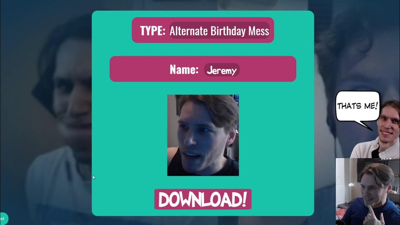 Jerma985 - Birthday Message From Jerma - YouTube