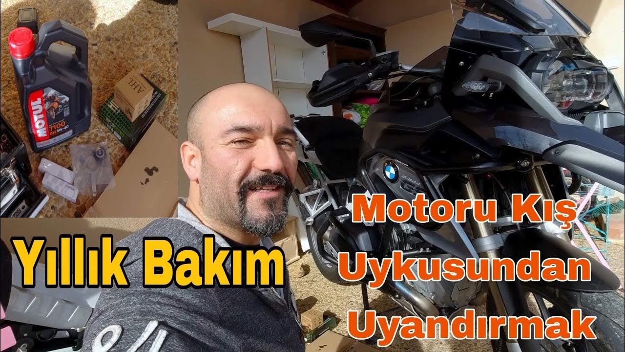 R1200 GS Yıllık Bakım Yağ,Yağ Filtresi Bujiler ve Hava Filtresi Değişimi