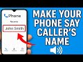 How to Activate Caller Name Announcement on Your Phone – Full Step-by-Step Tutorial