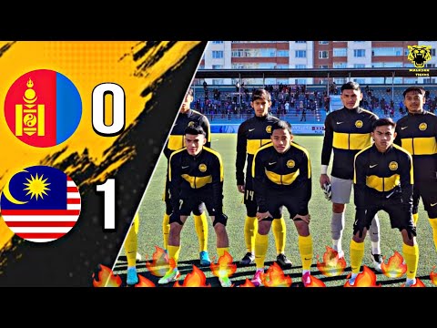 FULL HIGHLIGHT PENUH MONGOLIA U23  0 - 1  MALAYSIA U23 🔥🔥🔥 | KELAYAKAN PIALA ASIA B-22 2022 | HD