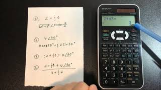 Sharp El-546X Complex Algebra