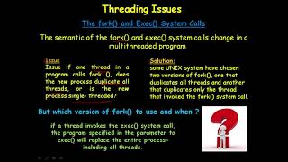 FORK AND EXEC SYSTEM CALLS (THREADING ISSUE)