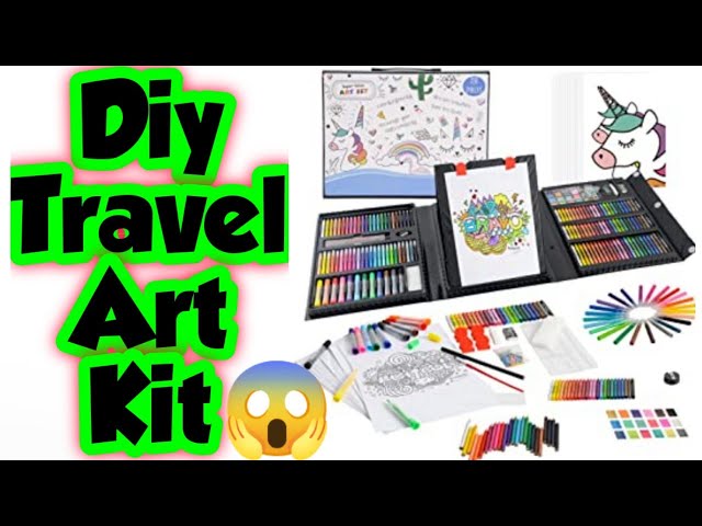 Diy Art Kit/homemade travel art supplies/how to make travel art kit at  home/diy travel art kit 