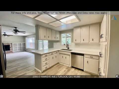 2300 E Hawkeye Ave, Turlock, CA home video tour