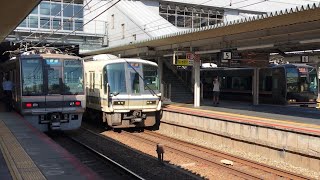 207系 ・ 221系 ・ 321系 尼崎駅 発車