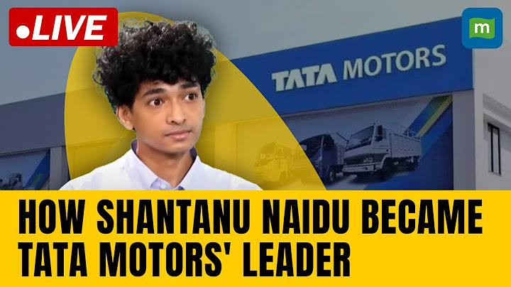 How Shantanu Naidu Went from Ratan Tata’s Millennial Aide to Tata Motors Leader | Explained | N18G