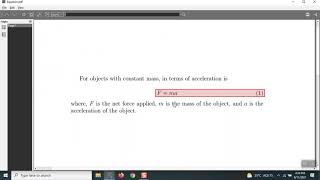 Introduction to equations in LaTeX - Part 2