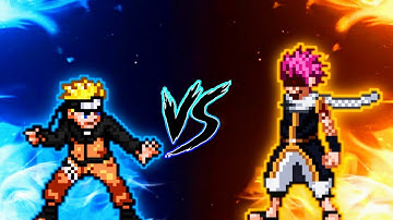 Naruto Shippuden VS Natsu (all form) in Jump Force Mugen