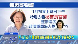 20180331中天新聞 新勇哥物語再爆! 陳菊「新職務」去年12月已談好