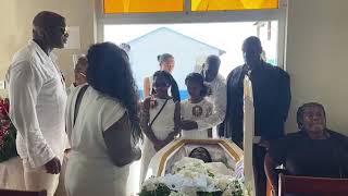Funeral of Eileen Anthony of Bioche at Dublanc Roman Catholic Church