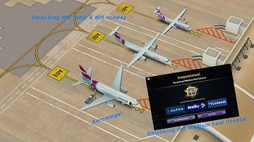 Unlocking the MH licence by unlocking the MH runway and MH ramp | Airport simulator first class