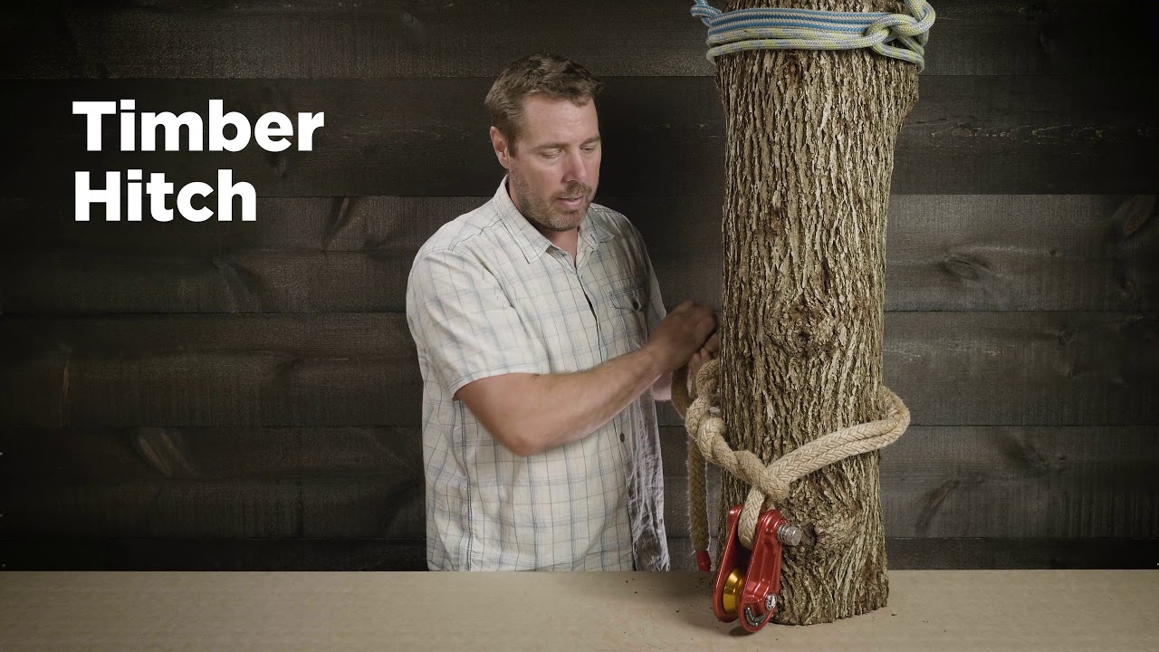 How to Tie a Timber Hitch Knot YouTube