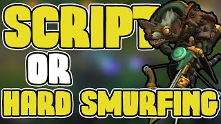 Is This SPACE GLIDING TWITCH SCRIPTING OR HARD SMURFING - League of Legends