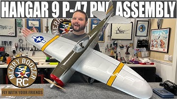Hangar 9 Fun Scale P-47 Thunderbolt PNP How To Assembly (Flaperons) HAN3380 AR637T #horizonhobby