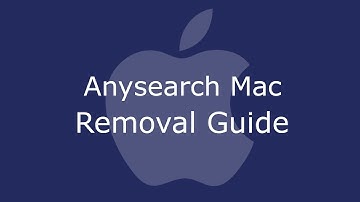Remove Anysearch Malware from Mac