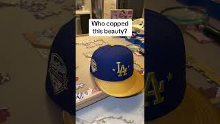 Dodgers back to back World Series Champion gold hat arrived today. #dodgers