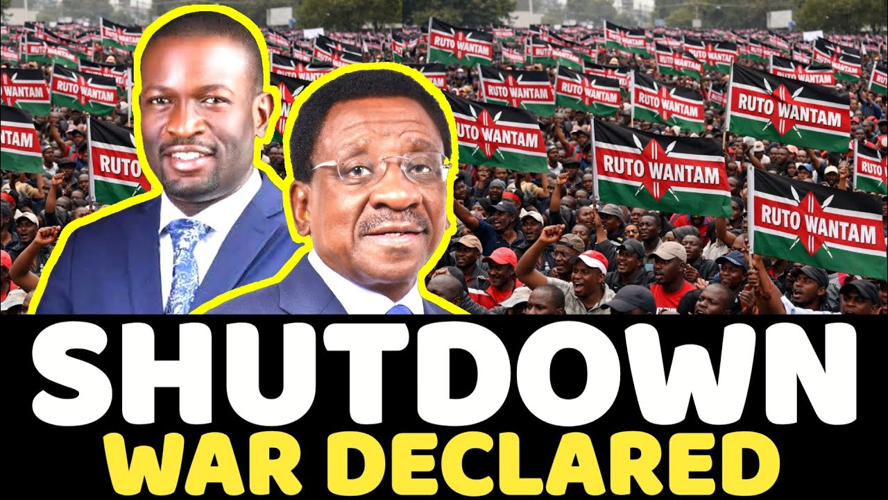 Scared Wanga and Oburu as Sifuna Orengo Declares Total war and Shutdown on 7th March - Finished!