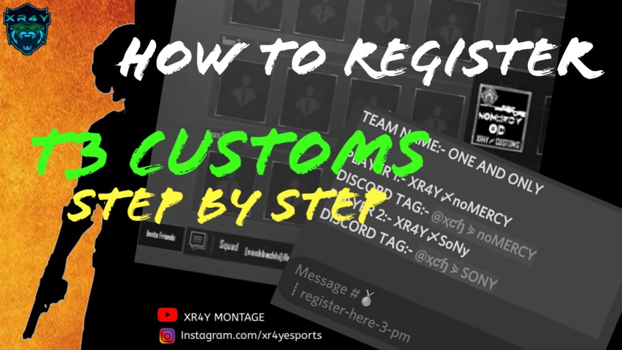 How To Register For T1 , T2 , T3 competitive customs | XR4Y CUSTOMS |