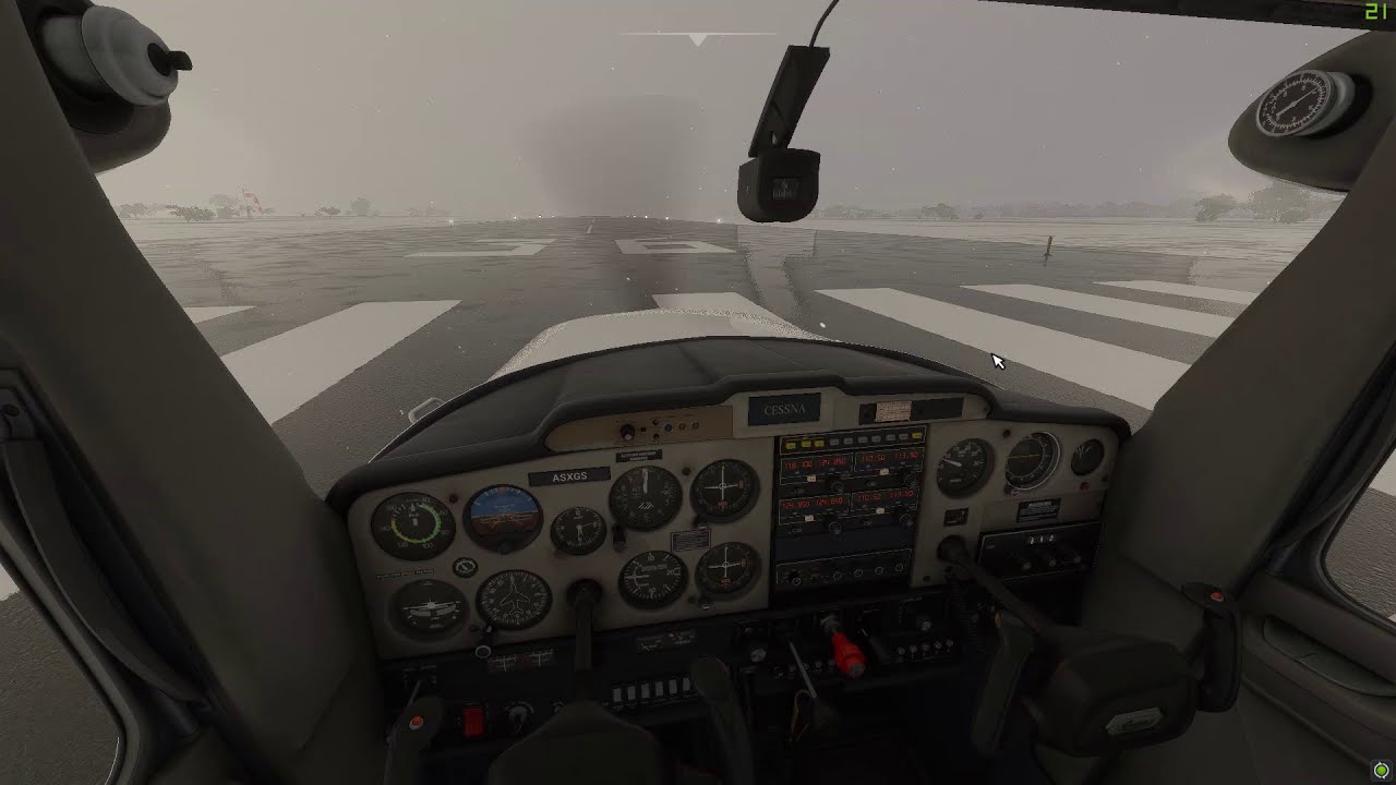 Microsoft Flight Sim 2020 - Cessna 152 0 ft. takeoff run - YouTube