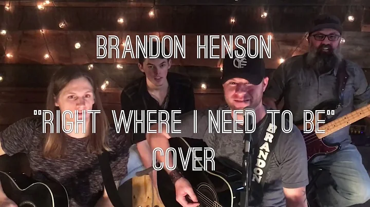 Gary Alan-Right Where I Need To Be-Cover by Brando...