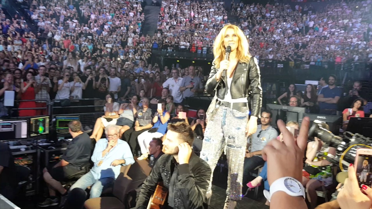 Céline Dion AccordHotels Arena final dans la foule 08 07 2017 20170708 225514