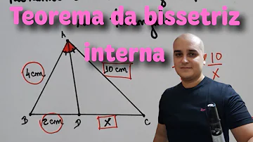 Como se calcula a bissetriz de um triângulo?