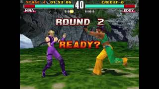 [Arcade] Nina Williams Gameplay 니나 윌리엄스로 1코인으로 가는 데까지만 - Tekken3 철권3 1997 Namco 남코