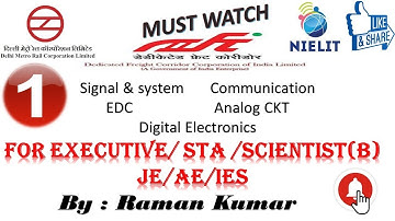 DMRC/LMRC/ UPPCL-JE/ AE|| Expected Question with Solution For Scientists(B)/JE/AE/IES