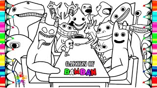 Garten Of Banban NEW Coloring Pages / How To Color Garten Of Banban 4 characters / NCS Music