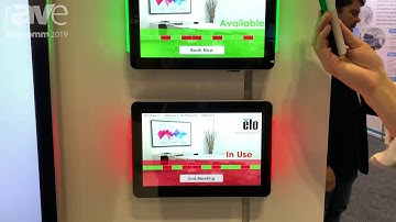 InfoComm 2019: Elo Highlights Its I-Series Touch Displays in Room Booking Application