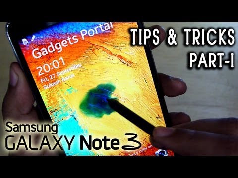 Samsung GALAXY NOTE 3 III advanced TIPS and TRICKS, tutorial review [Part I]
