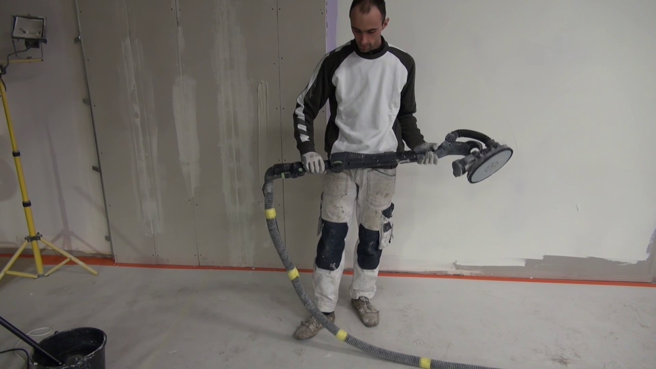 Sienu un griestu bezputekļu slīpēšana ar Festool iekārtām.