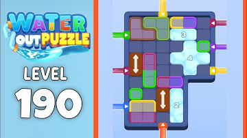 Water Out Puzzle level 190 solution