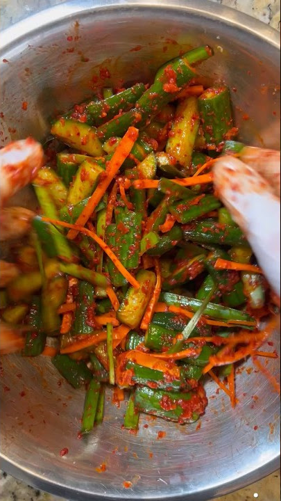 Download lagu Korean cucumber kimchi 🥒