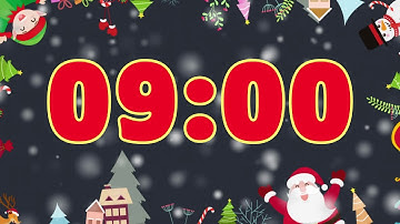 9 minute christmas timer with alarm at the end 🎵⏰