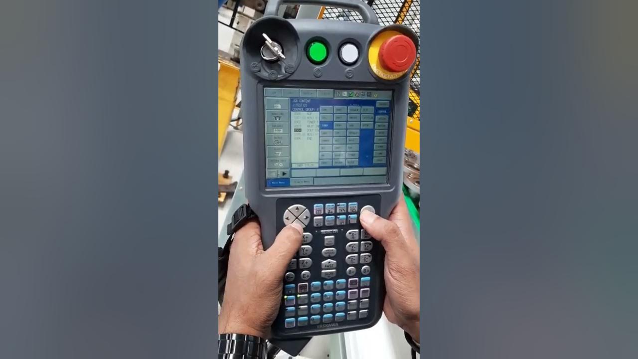 Yaskawa Robot || To add basic instructions to program - YouTube