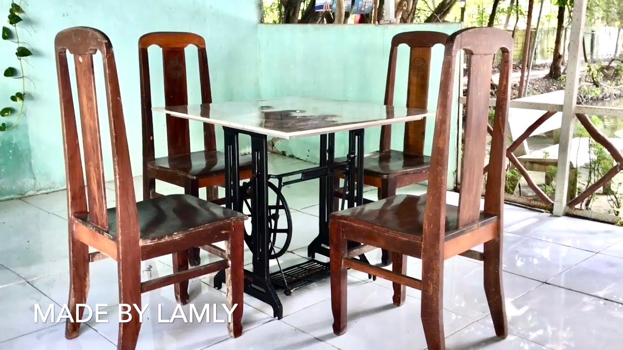 Old sewing machine recycled YouTube