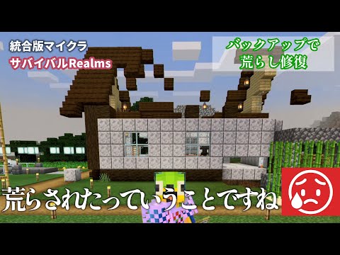 マイクラバックアップで荒らし修復【残り177日】
