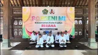 Rebana MI Qudsiyyah Kudus ikut serta lomba rebana PORSENI Kec. Kota Kudus 2025