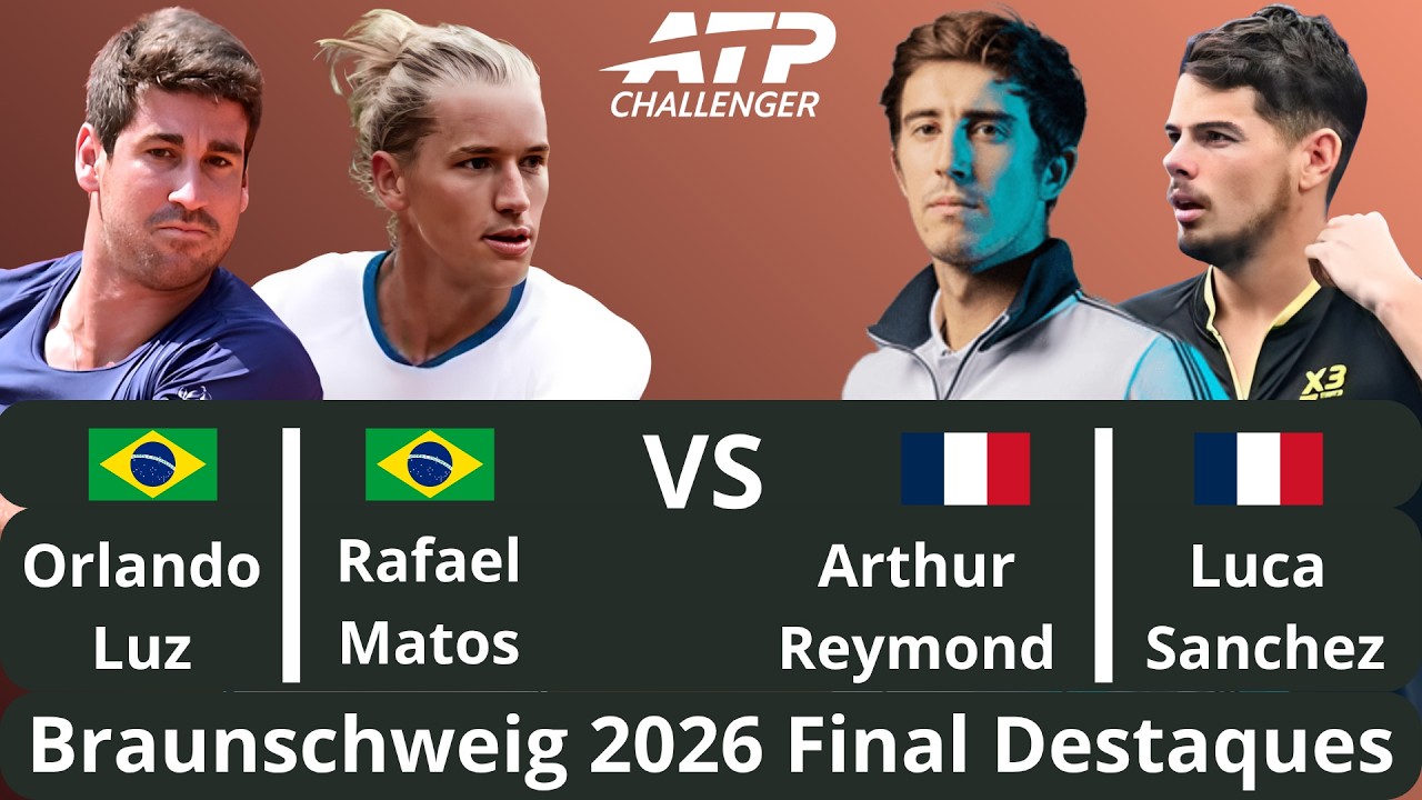 Orlando Luz & Rafael Matos vs Arthur Reymond & Luca Sanchez, Braunschweig 2026 Final Destaques