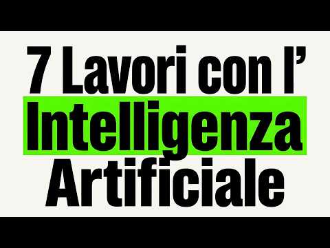 Video 7 Lavori REALI con l'Intelligenza Artificiale per iniziare come Freelance nel 2026