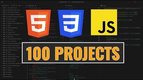 100+ Mind-Blowing HTML, CSS & JavaScript Projects: Ultimate Compilation Setup #huxnwebdev