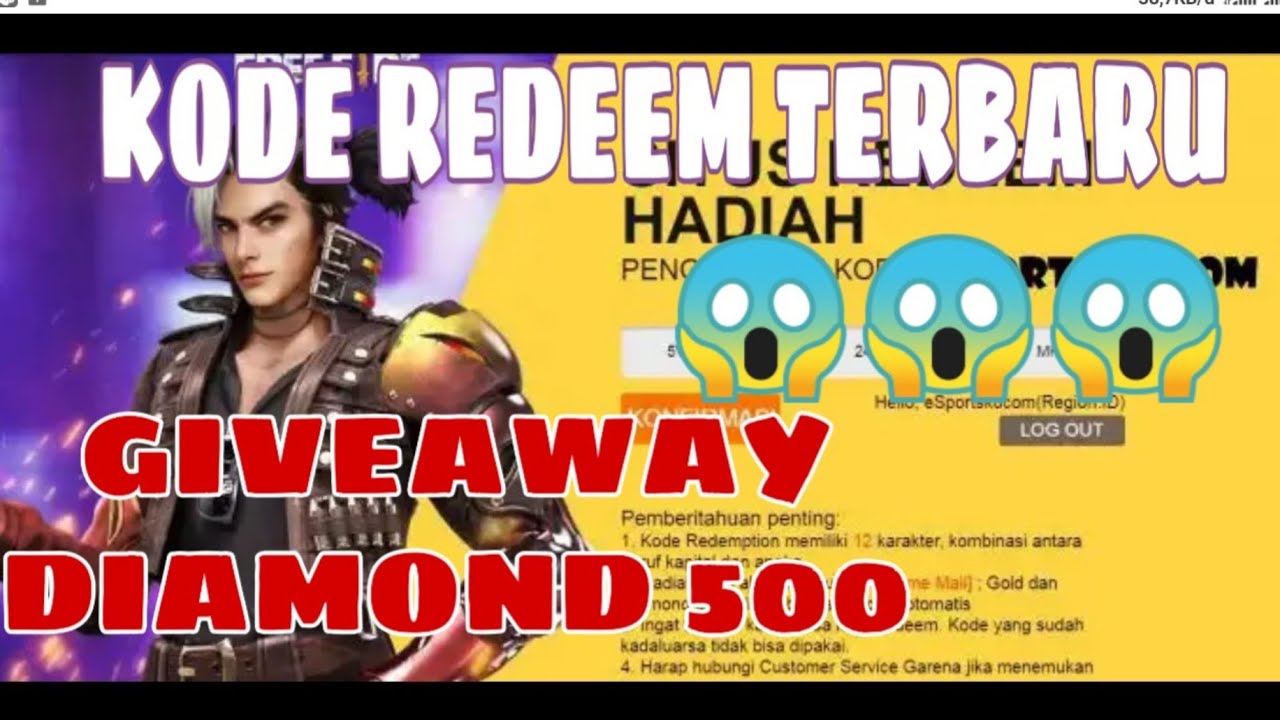 GIVEAWAY 500 DIAMOND + KODE REDEEM - YouTube