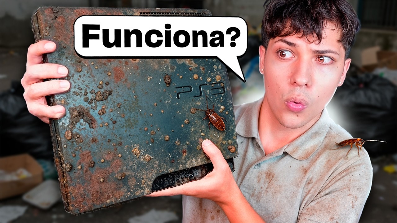 Intenté arreglar una PS3 que encontré en la basura