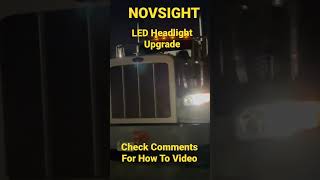 NOVSIGHT LED Upgrade For Big Trucks Truckers Trucking