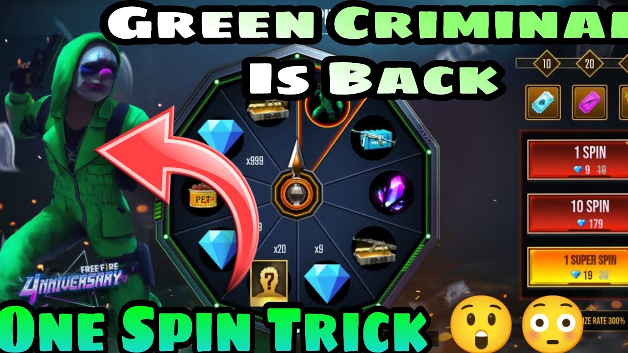 Green Criminal Is Back | Green Criminal Returned | Free Fire New Event Pakistan Server | Garena FF
